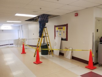Stinky Pipe Leak At GHS