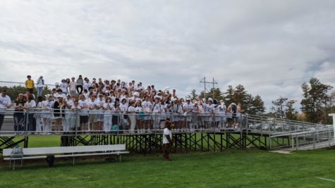 Senior Class at the 2021-2022 Homecoming Assembly