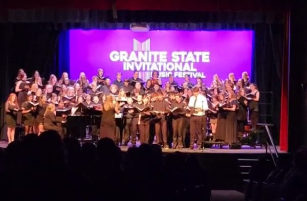 Students performing at Granite State Invitational Music Festival.