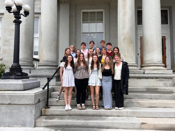 Members of Student Council at the New Hampshire State House