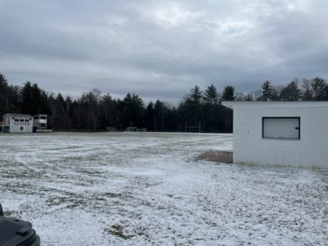Goffstown High School field, where the bonfire was to be held.