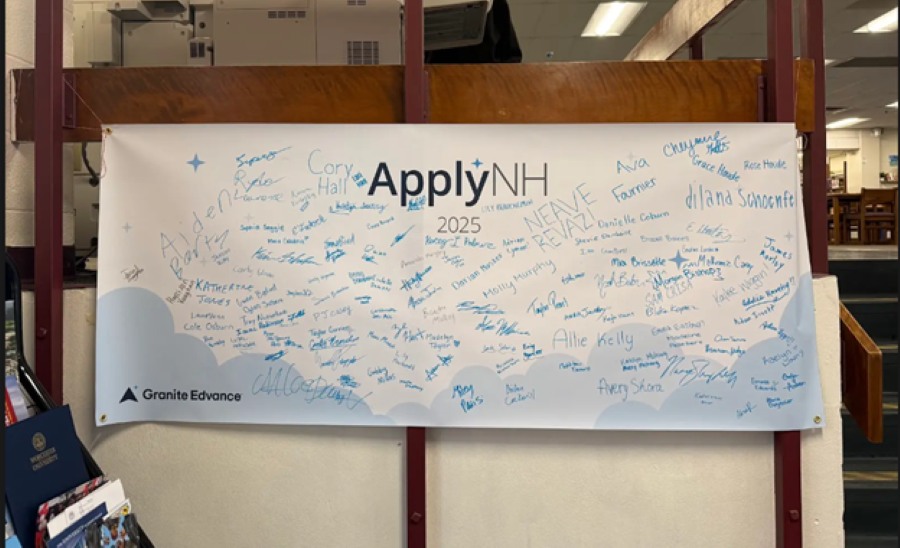 Apply NH Banner signed by student participants
