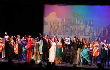 Little Mermaid Cast at bows