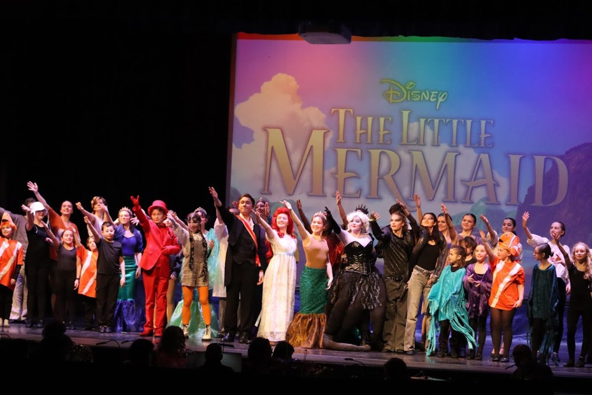 The Little Mermaid Cast at bows