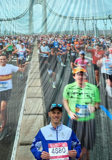 Veilleux Improves Time at Iconic NYC Marathon