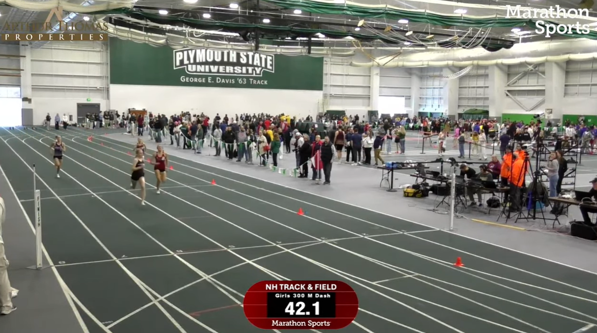 Harper finishes her race